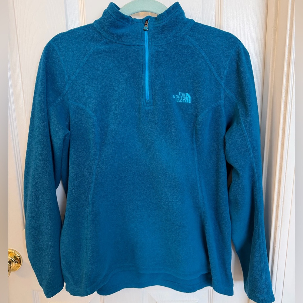 The North Face Quarter Zip Polartec Pull-Over Fleece Sz M